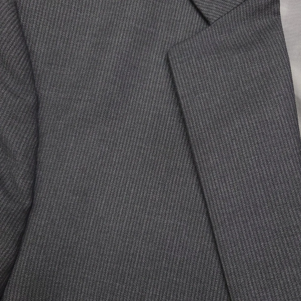 Joseph Abboud Ermenegildo Zegna Cloth Gray Striped Blazer‎ Men's Suit Jacket